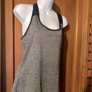 Gray and Black Women's Tank Top Golds Gym